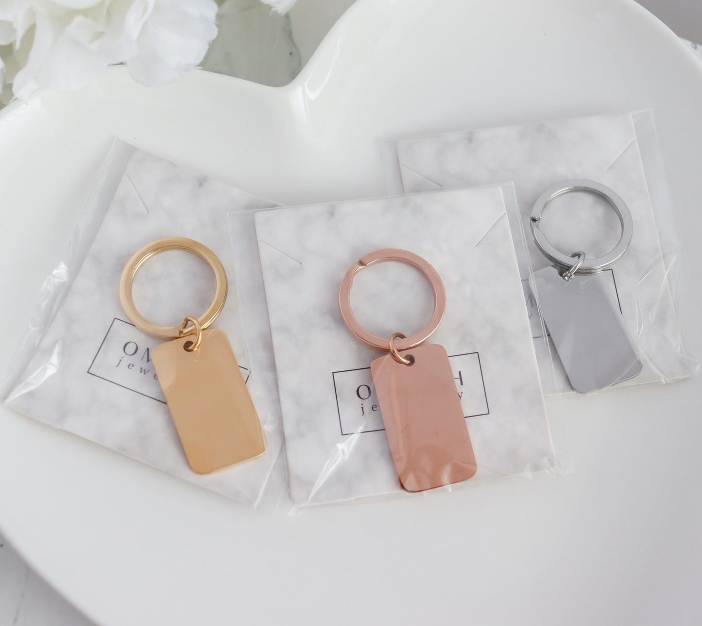 Customizable Tag Pendant Keychain