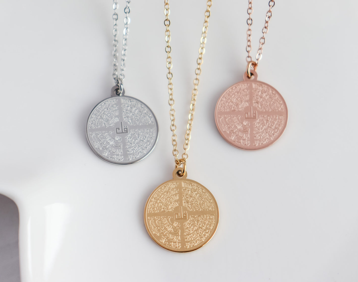 Medallion 4 Quls Necklace