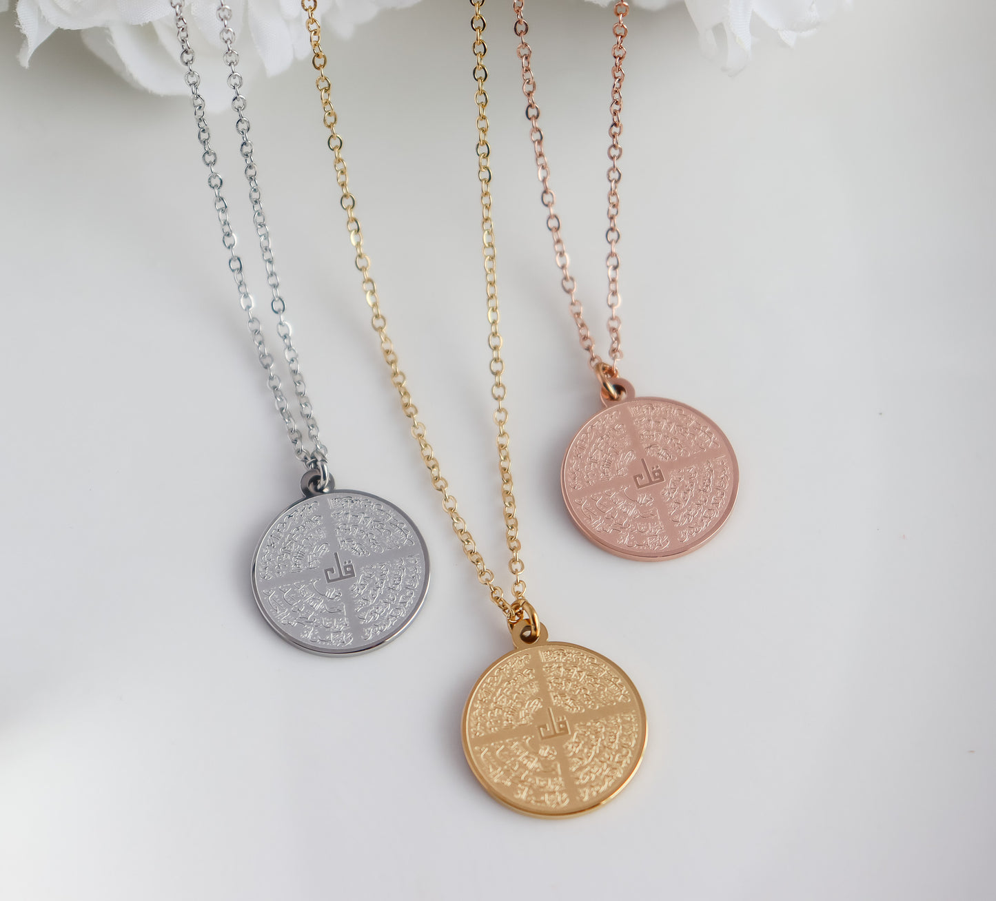 Medallion 4 Quls Necklace