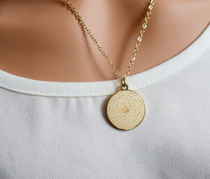 Medallion 4 Quls Necklace