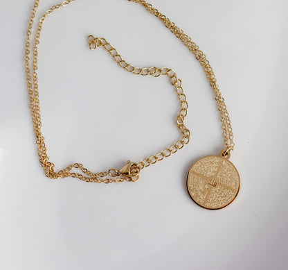 Medallion 4 Quls Necklace