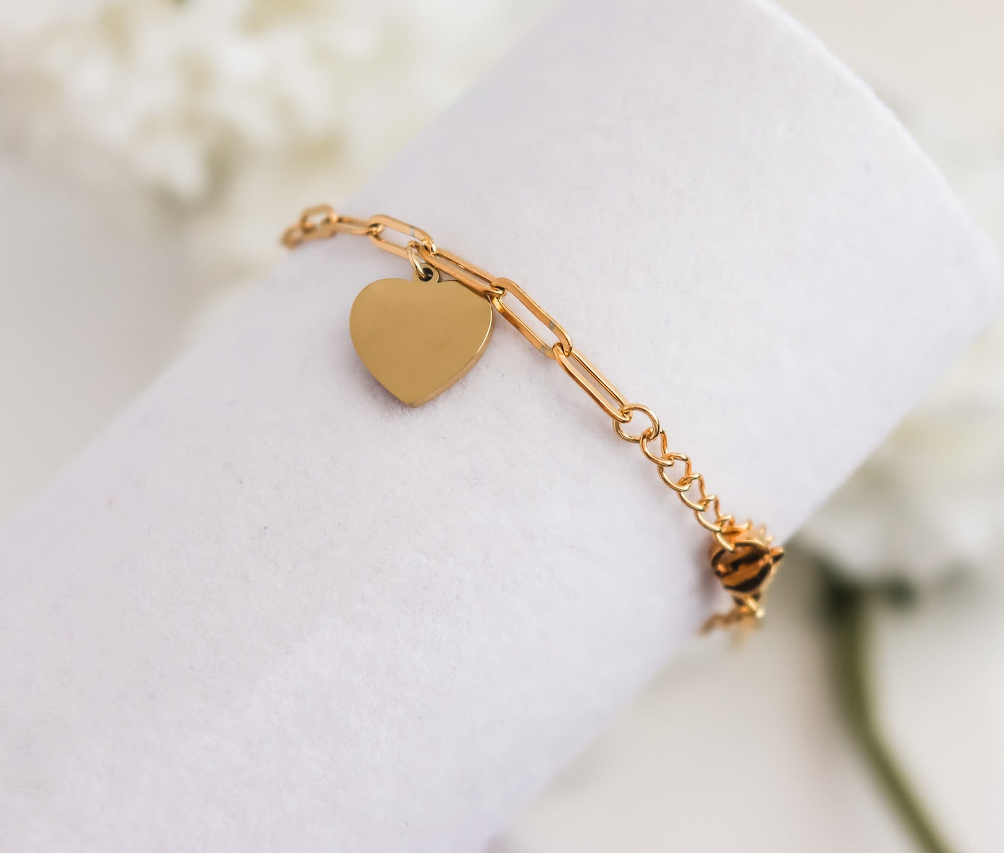 Lucky & Heart Charm Bracelet