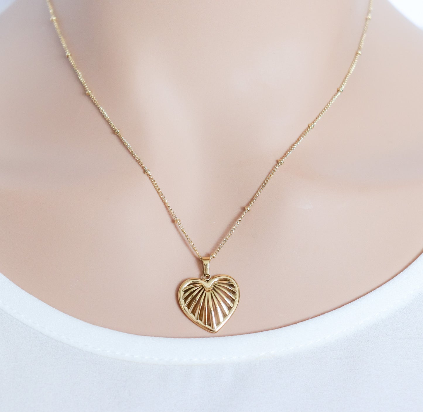 Cage Heart Necklace