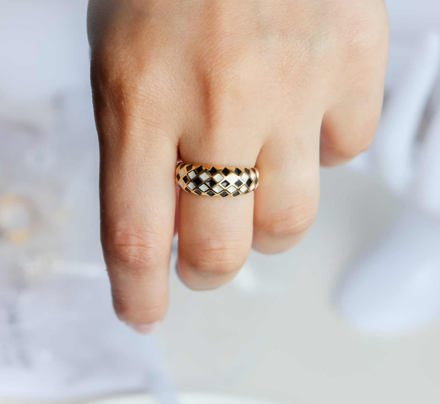 Checkboard Ring