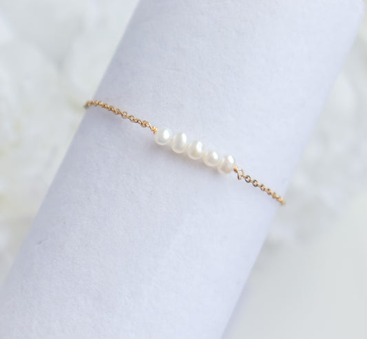 Mini Pearl Accent Bracelet