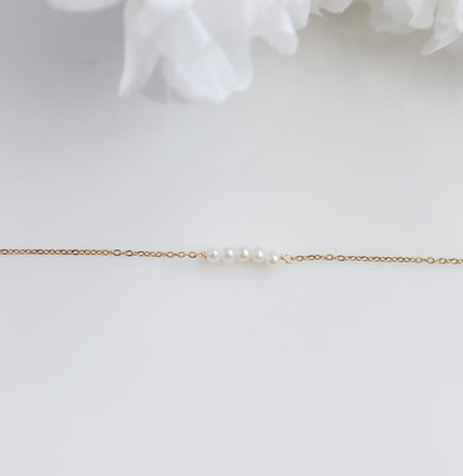 String of Pearls Pendant Bracelet