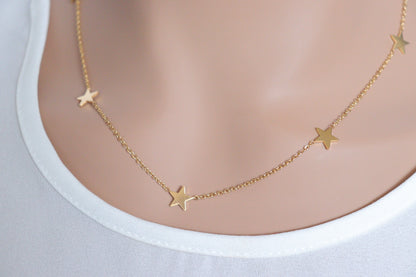 Stars Chain Necklace