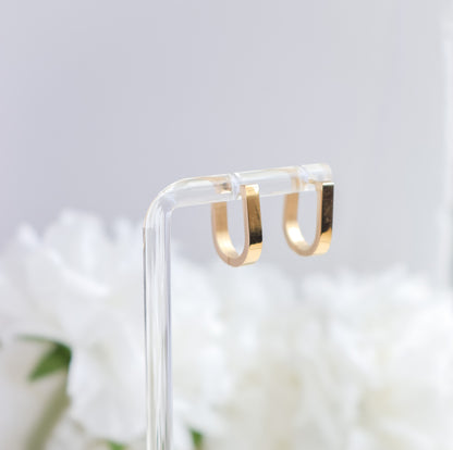 Small U Hoop Earring