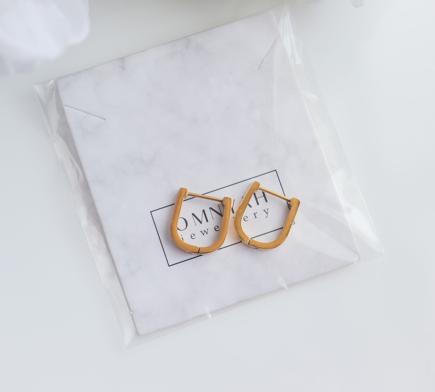 Small U Hoop Earring