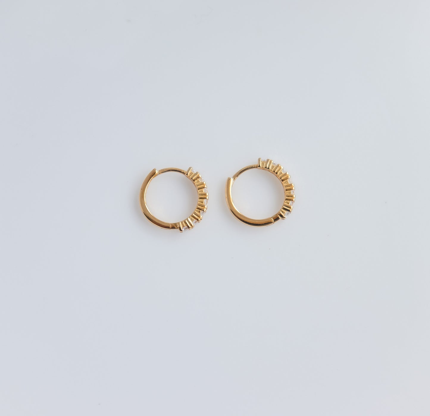 Small Stud Hoop Earring