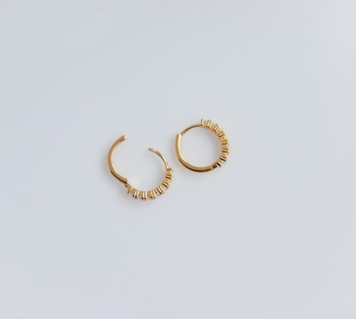 Small Stud Hoop Earring