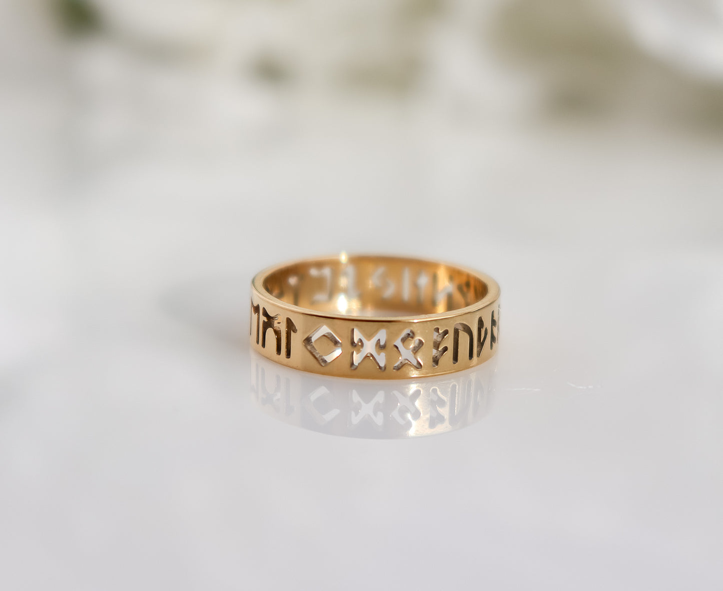 Symbols Band Ring