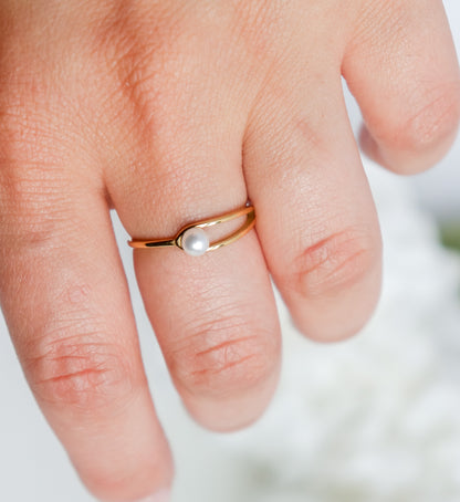 Pearl Stone Ring