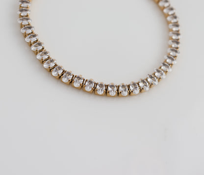 Oval Cut Gem Bracelet