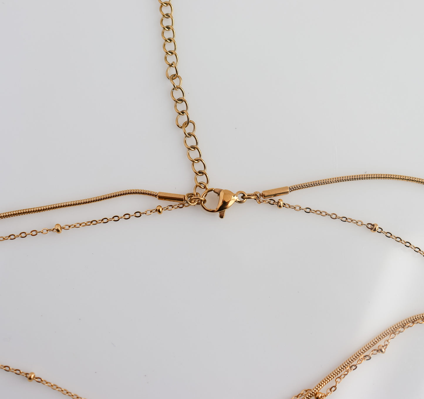 Prestacked Dotted Chain/Snake Chain necklace