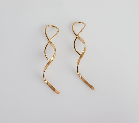 Spiral Drop Earrings