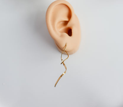 Spiral Drop Earrings