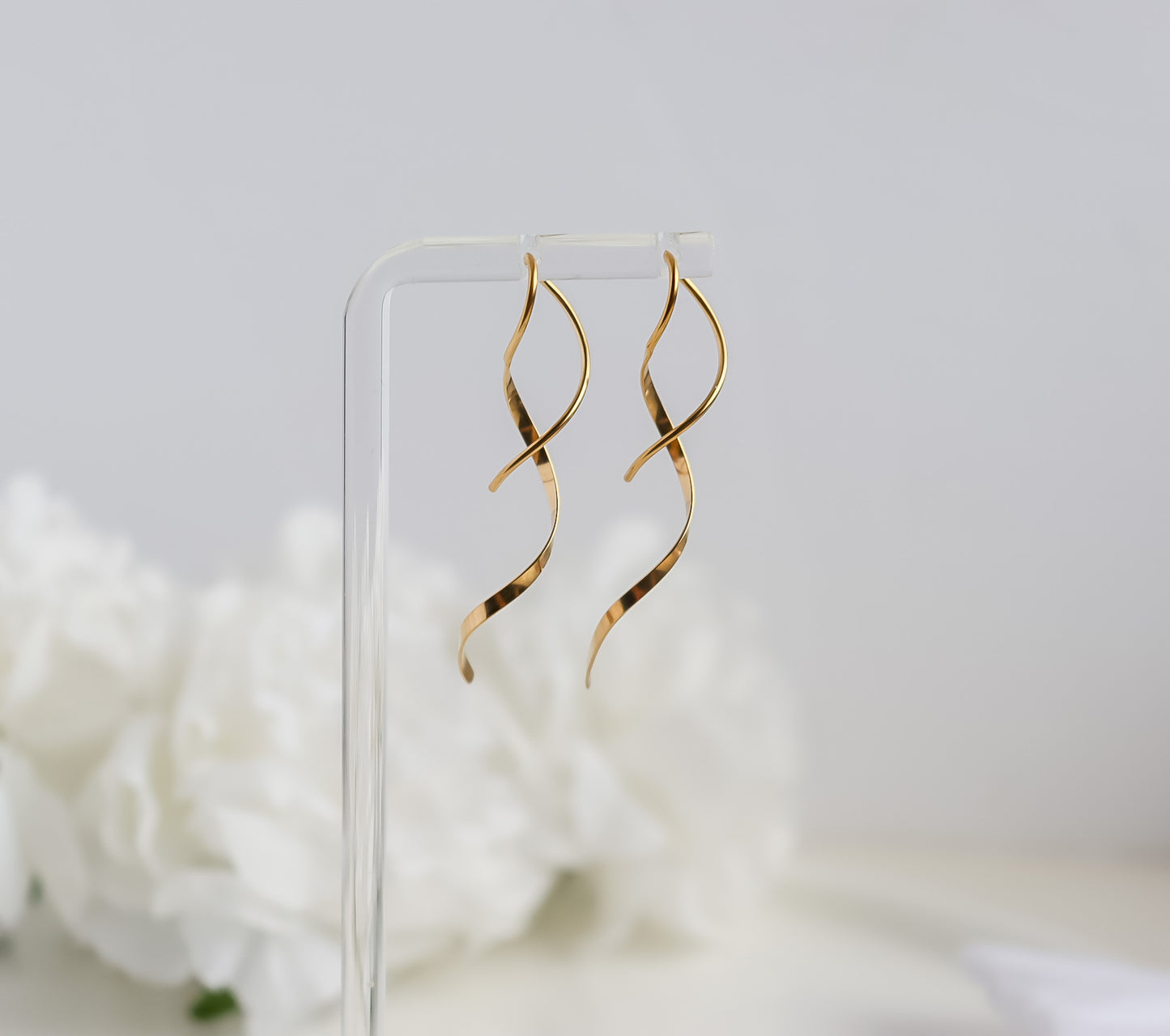 Spiral Drop Earrings