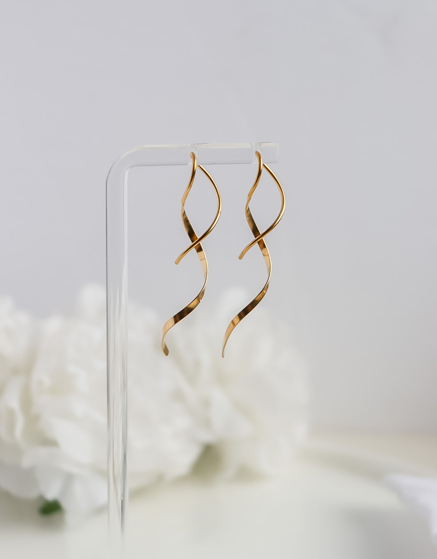 Spiral Drop Earrings