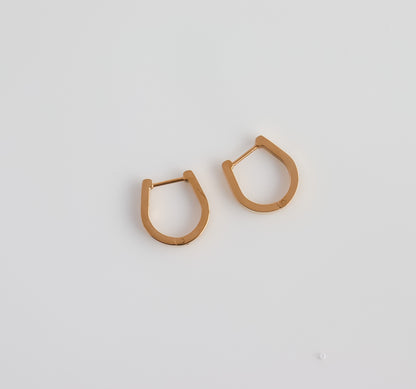 Simple Half Hoop Earring