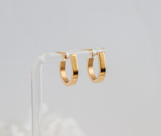 Simple Half Hoop Earring