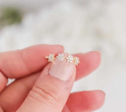 Jasmine Flower Resizable Ring