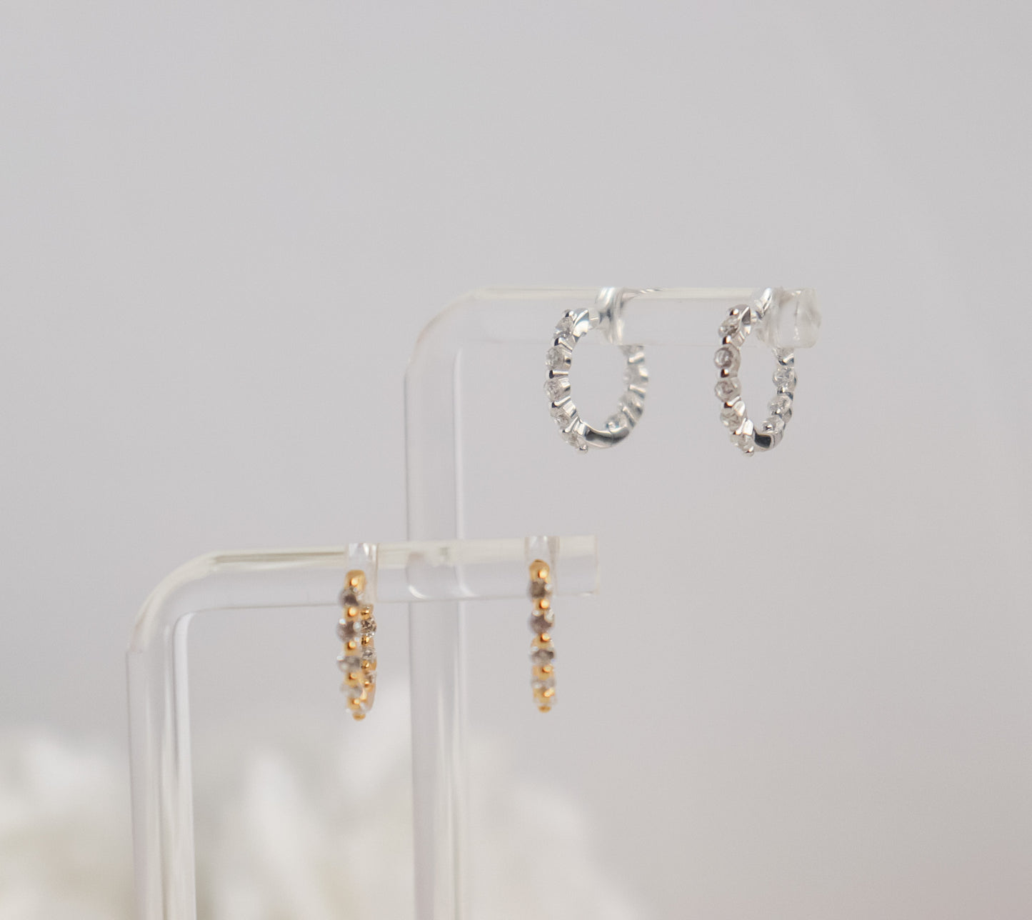 Double-Sided Huggie Earrings