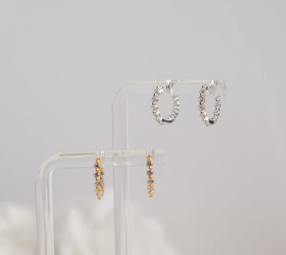 Double-Sided Huggie Earrings