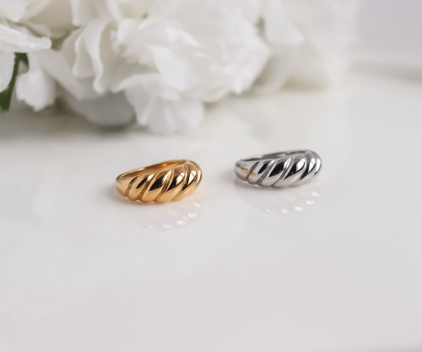 Croissant Dome Ring