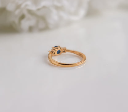 Sapphire 3-Stone Ring