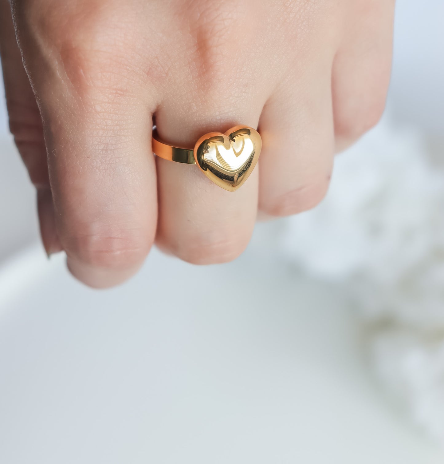 Bubble Heart Ring