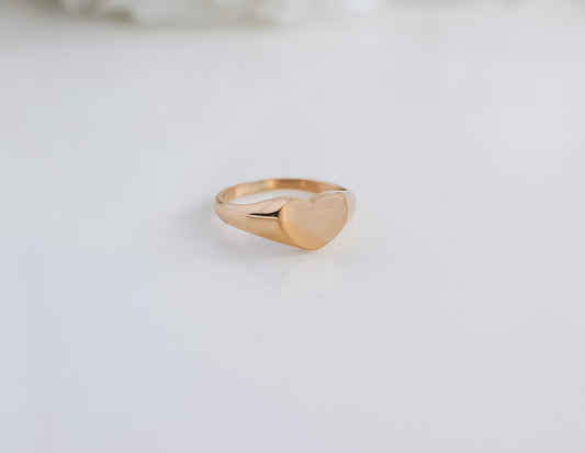 Heart Signet Ring