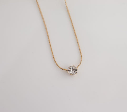 Solitaire Zircon Necklace