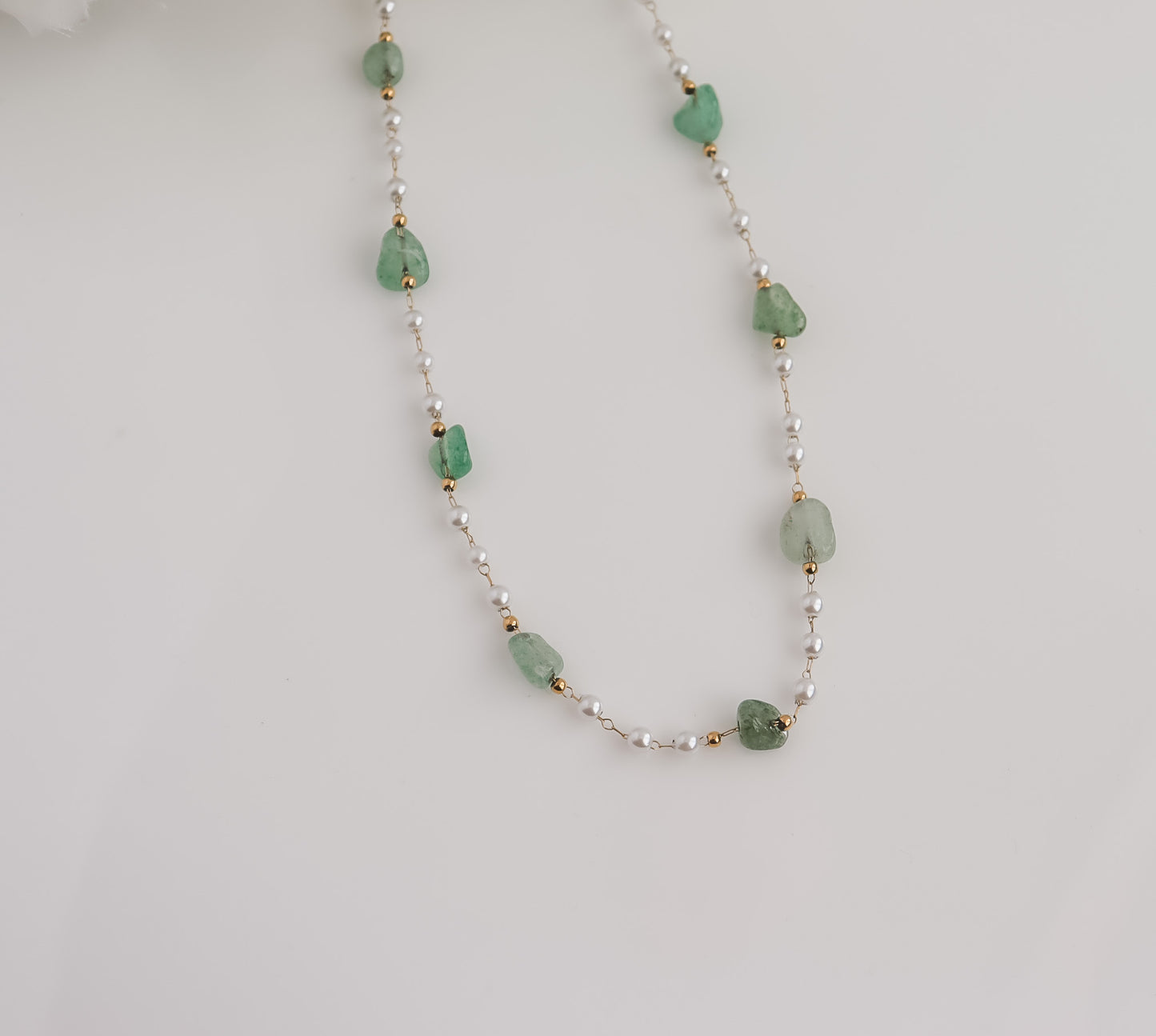 Beaded Jade Necklace