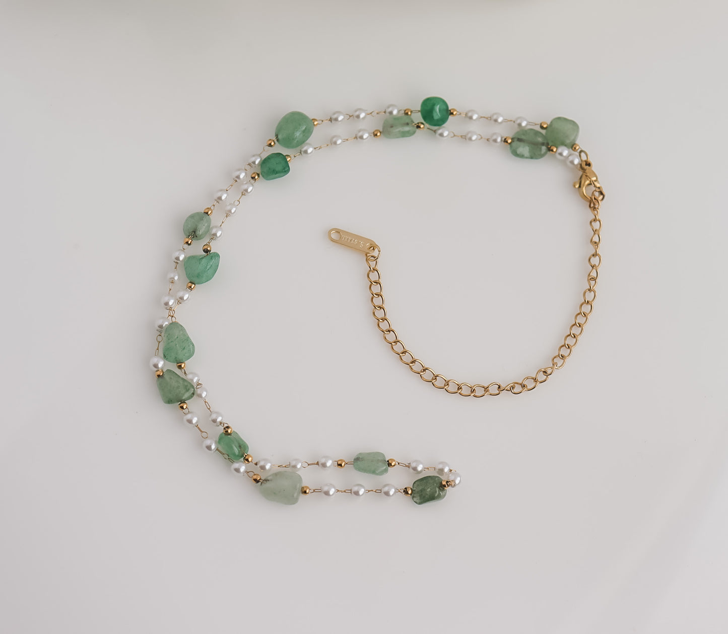 Beaded Jade Necklace