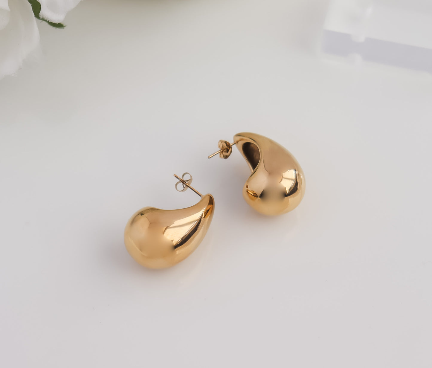 Drop Bubble Stud Earrings