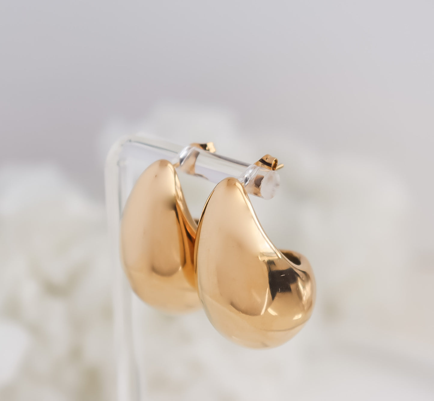 Drop Bubble Stud Earrings