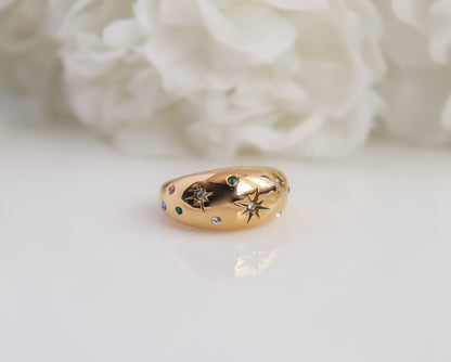 Chunky Multi-Star Ring