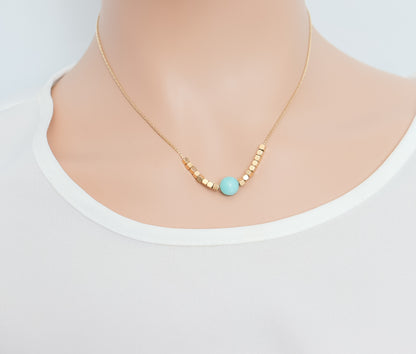 Colour Pearl Accent Necklace