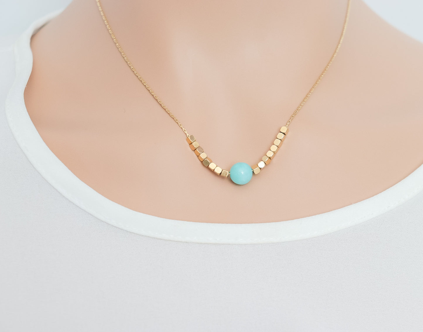 Colour Pearl Accent Necklace