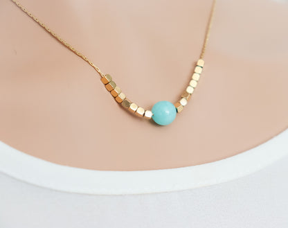 Colour Pearl Accent Necklace