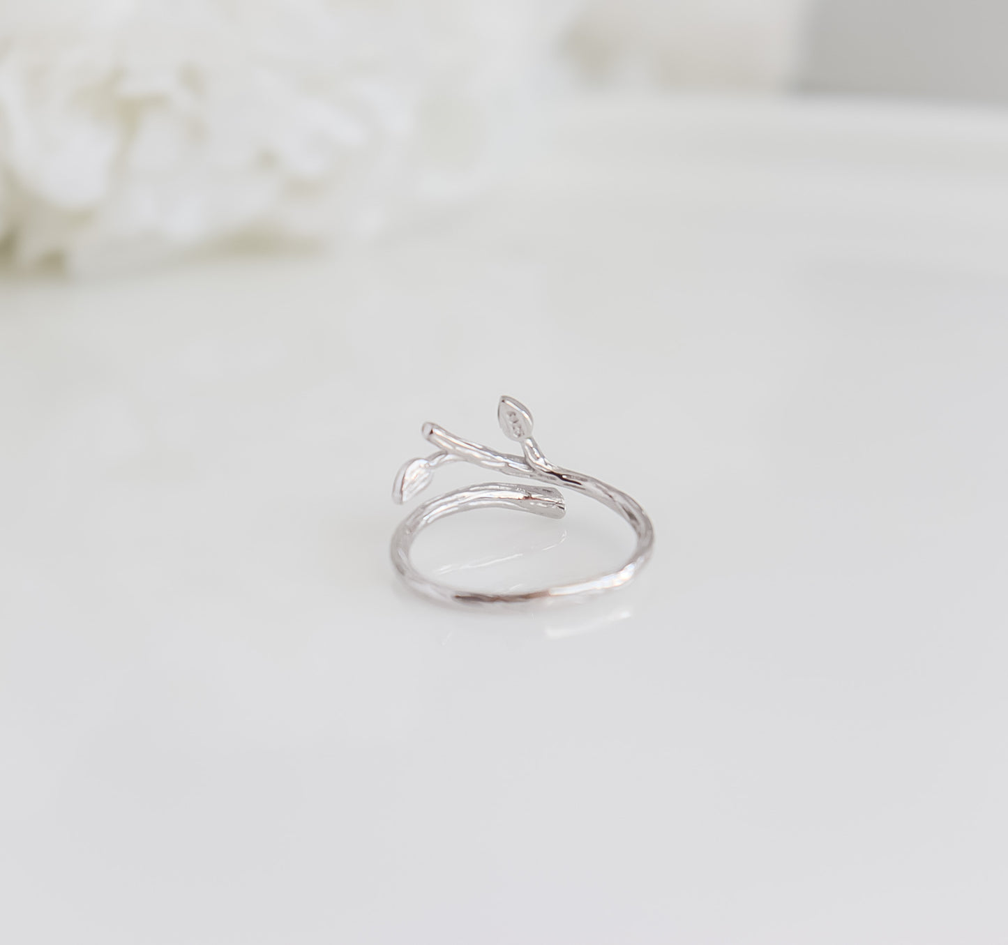 Leaf Branch Resizable Ring