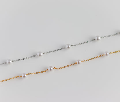 Pearl Chain Bracelet