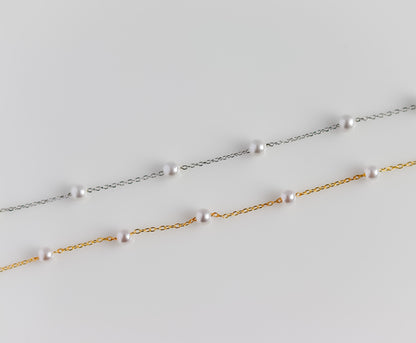 Pearl Chain Bracelet