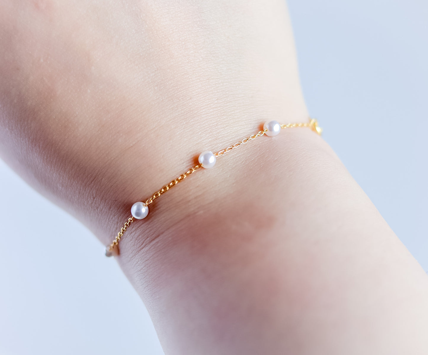 Pearl Chain Bracelet