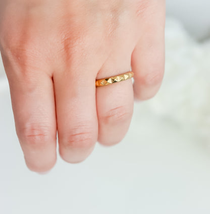 Bevelled Texture Ring