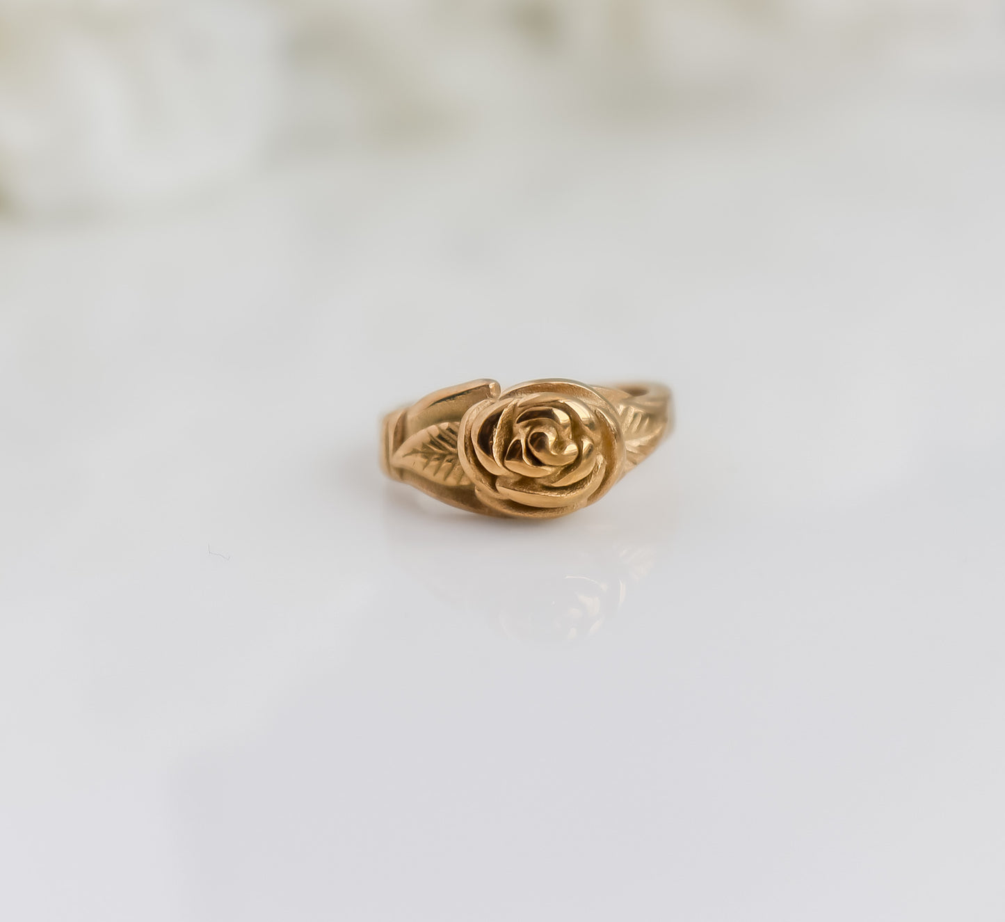 Small Statement Rose Ring