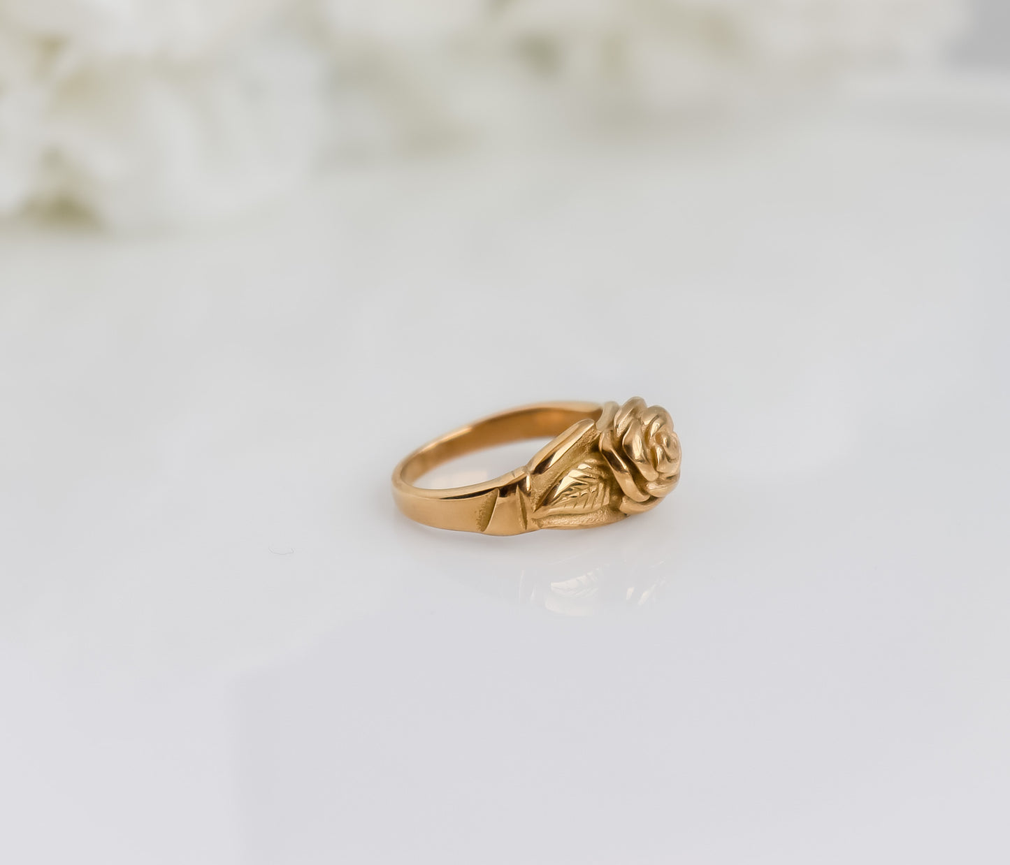 Small Statement Rose Ring