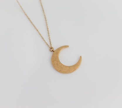 Ayat ul Kursi Crescent Moon Necklace