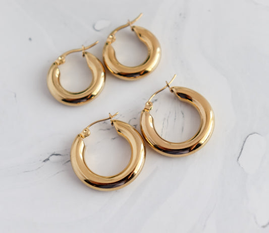 Circle Hoop Earrings